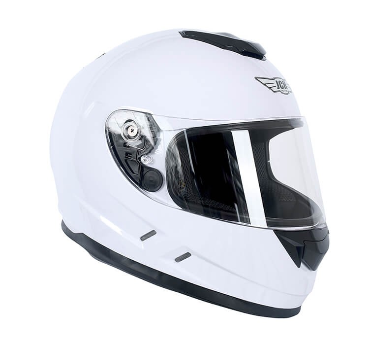 Vista lateral de CASCO INTEGRAL JH MOTORS BLANCO