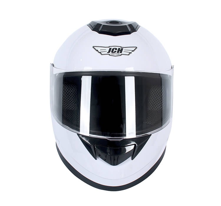 Vista frontal de CASCO INTEGRAL JH MOTORS BLANCO