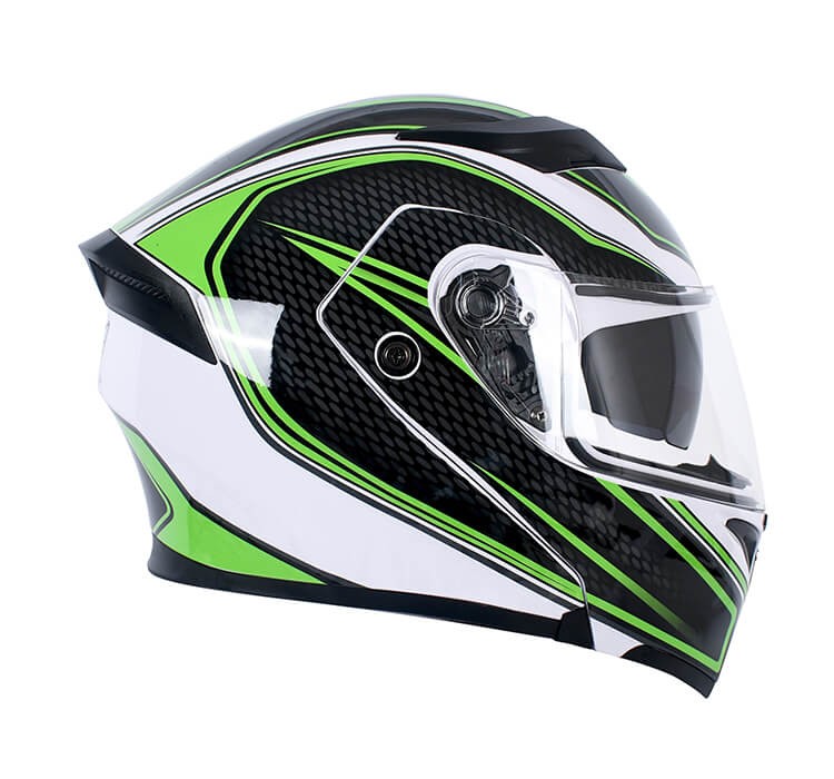 Vista lateral de CASCO INTEGRAL JH MOTORS BLANCO