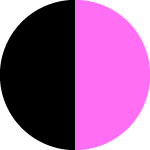 rosa con negro