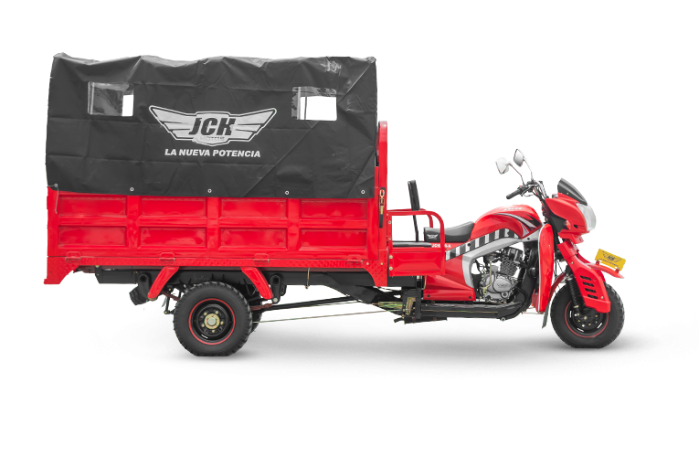 Moto carguero JH 250A color rojo