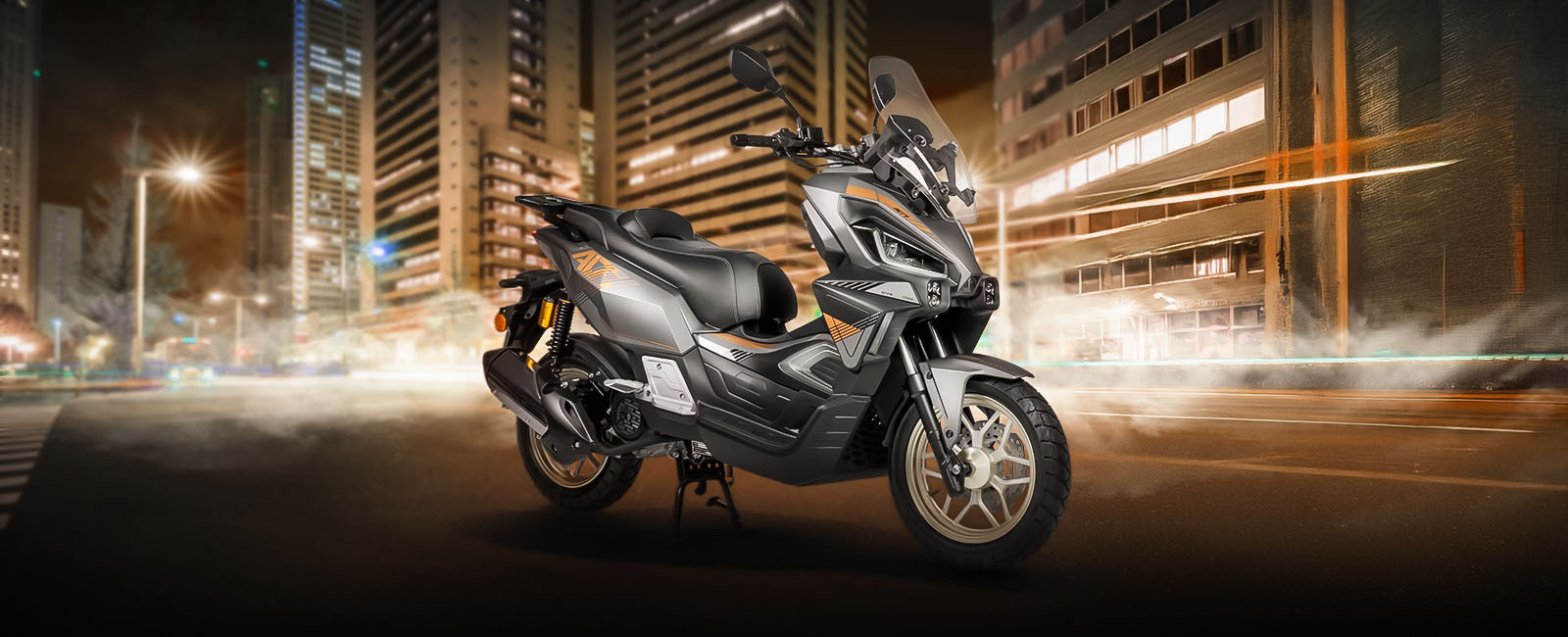 Moto Scooter MAXXI 175 banner central