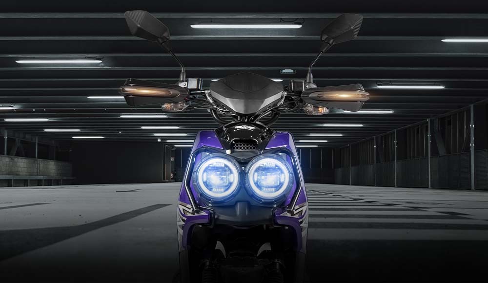 Faro delantero doble de la Moto Scooter T-28 JH 150