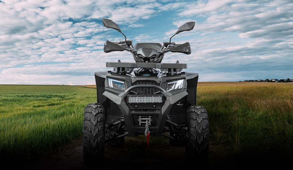 Cuatrimoto ATV 200 parte frontal