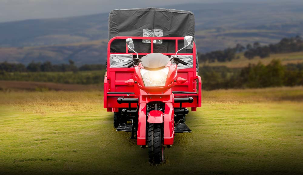 Moto carguero JH 250A parte frontal