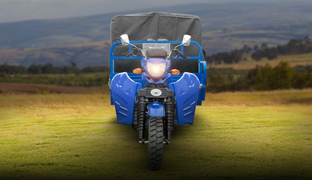 Moto carguero JH 250E parte frontal