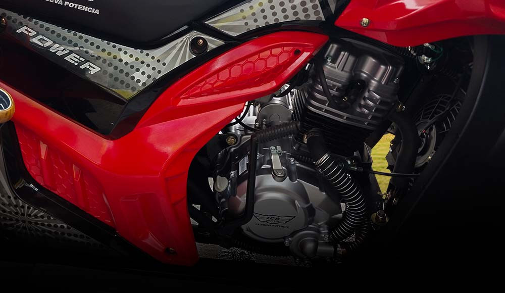Moto carguero JH 350 XL parte del motor