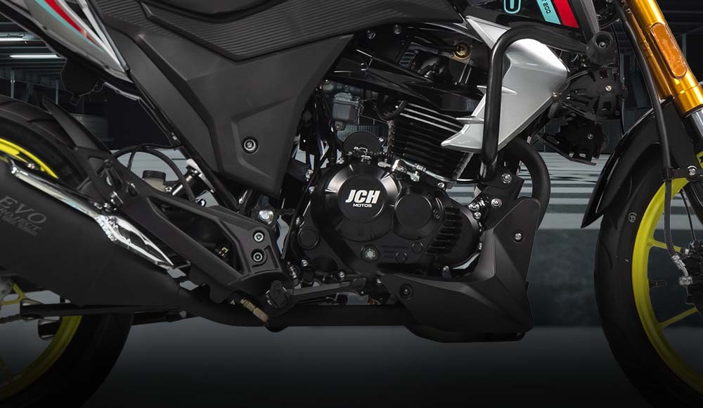 Motor de la moto urbana MT 200