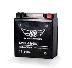 BATERÍA PARA MOTO 12N5L-BS GEL (JH)
